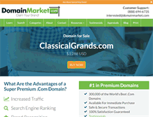Tablet Screenshot of classicalgrands.com